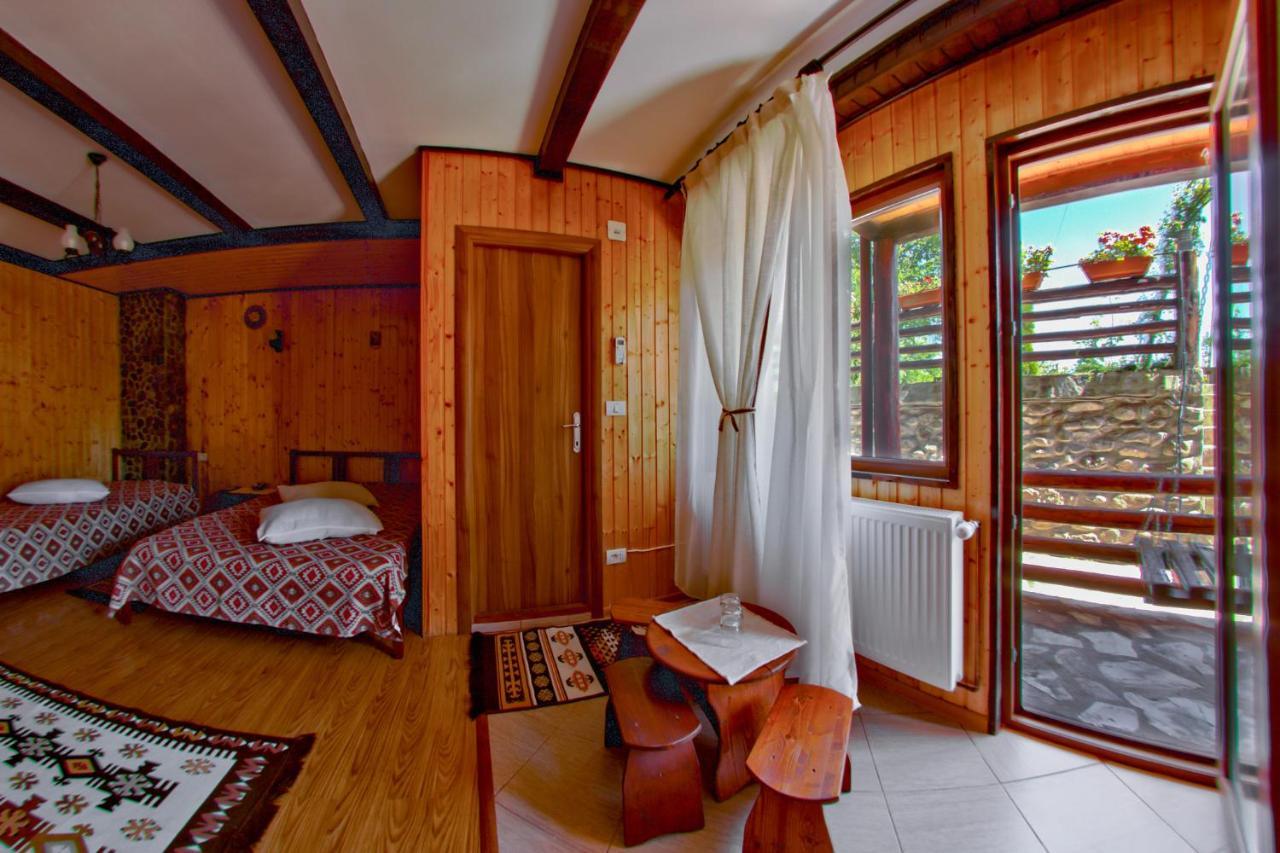 Hotel Pensiunea La Maria Lu' Sandoiu à Poenari Extérieur photo