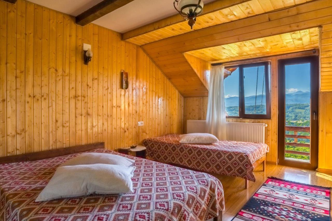 Hotel Pensiunea La Maria Lu' Sandoiu à Poenari Extérieur photo
